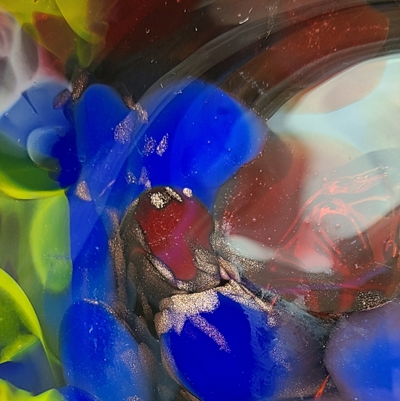 Vintage blown glass dish - Picture 3 of 4